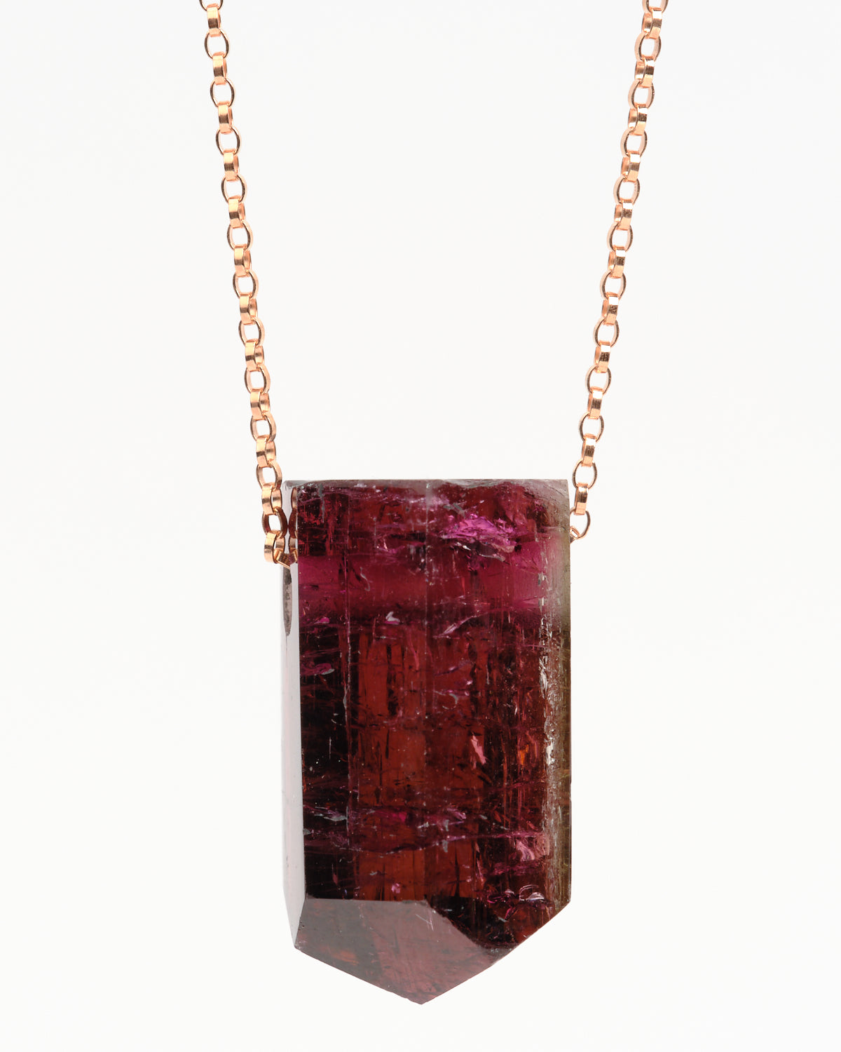 Pink Tourmaline Pendant