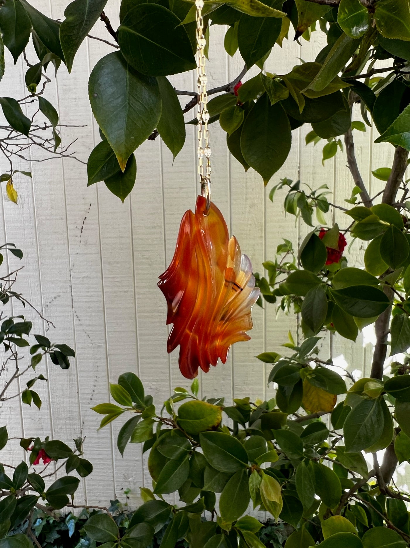 Carnelian Carved Pendant