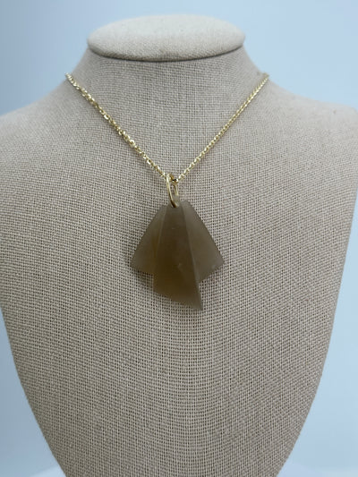 Citrine Carved Pendant