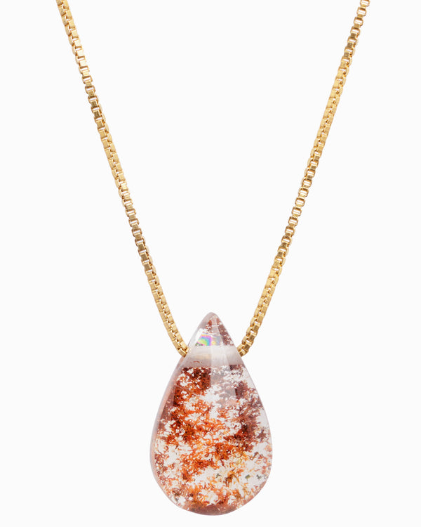 Quartz crystal pendant