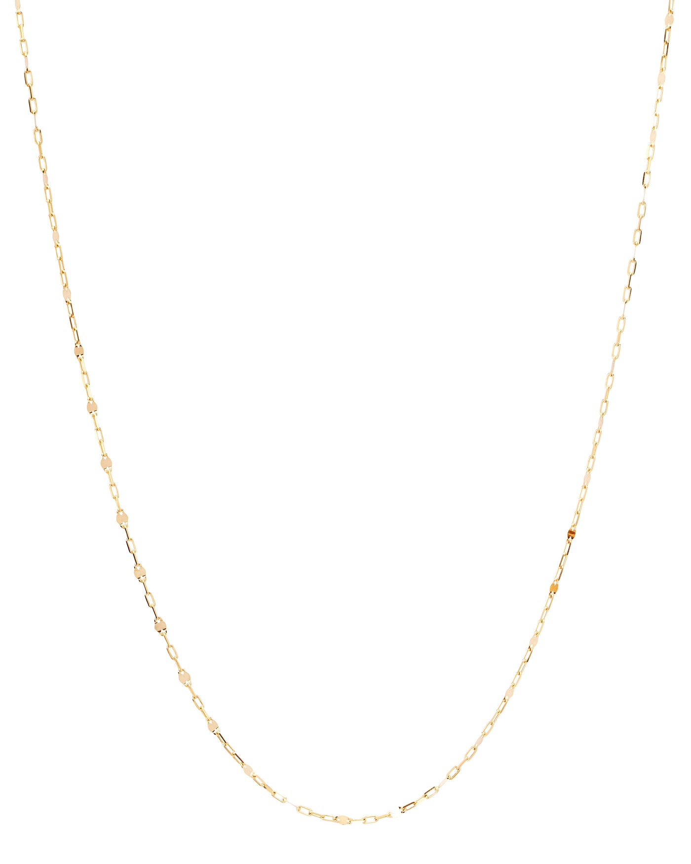 14k Fancy Yellow Gold Flower Link Chain