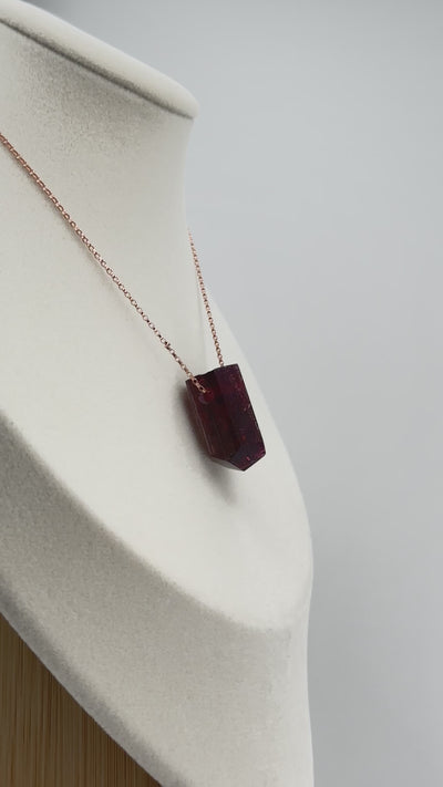 Pink Tourmaline Pendant