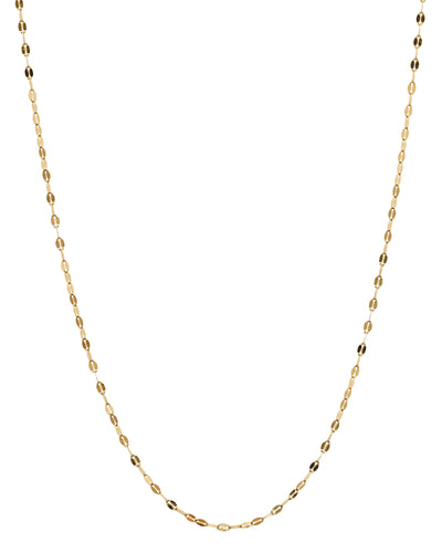 14k Yellow Gold Flower Chain